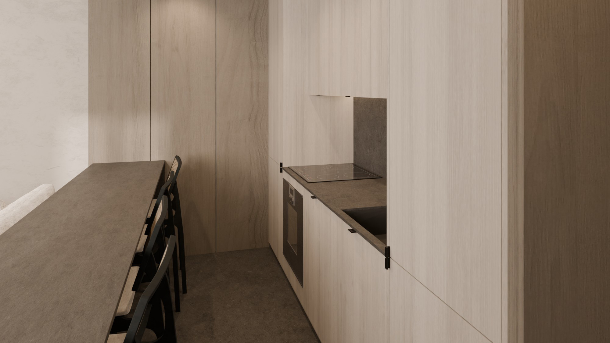 Cocina del proyecto Bordadores